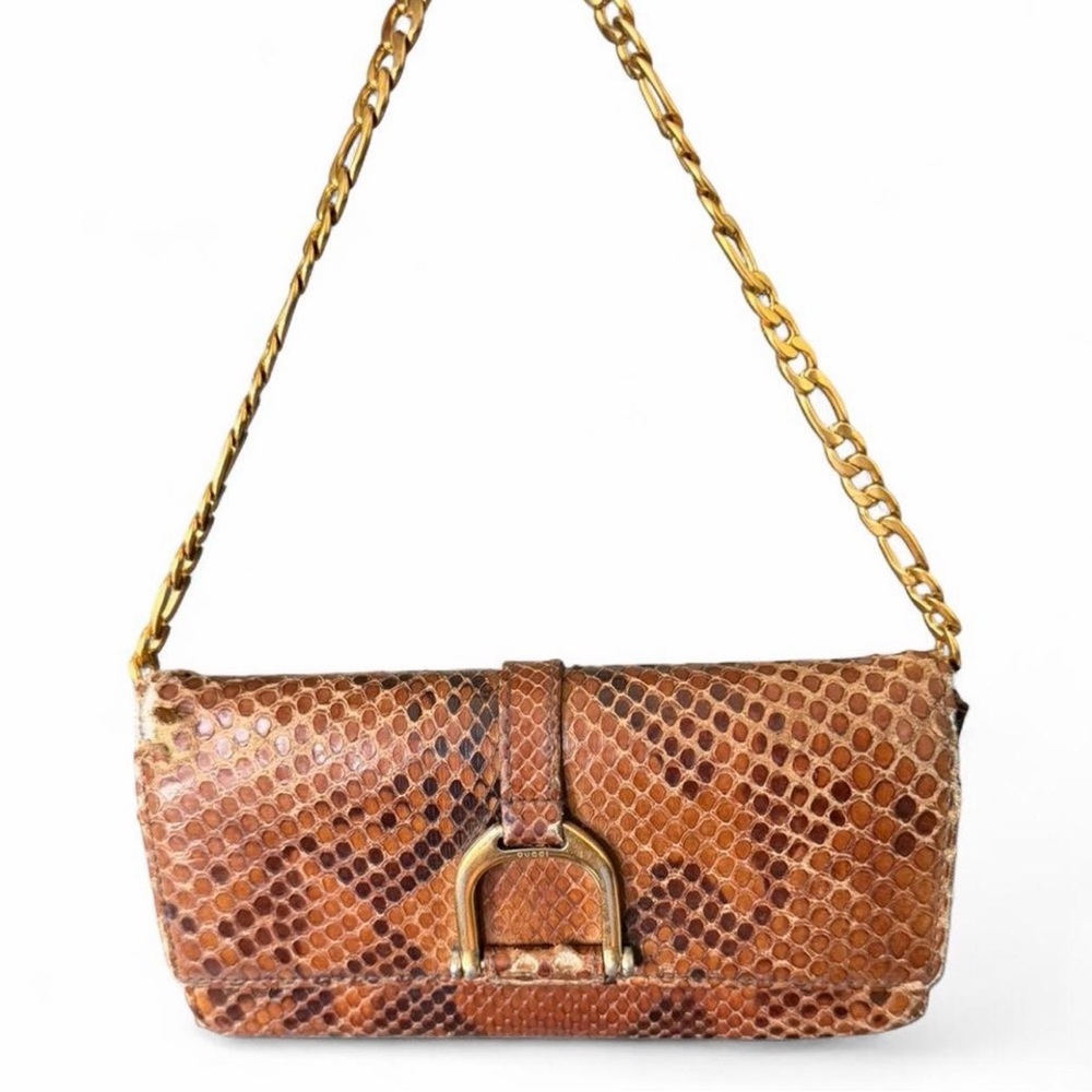 Vintage Gucci Python Greenwich Wallet
